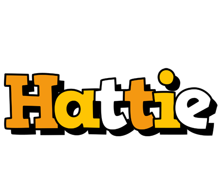 Hattie cartoon logo