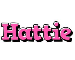 Hattie girlish logo