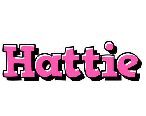 Hattie girlish logo