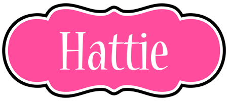 Hattie invitation logo