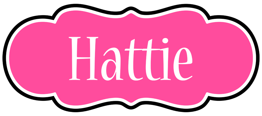Hattie invitation logo