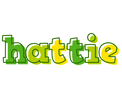 Hattie juice logo