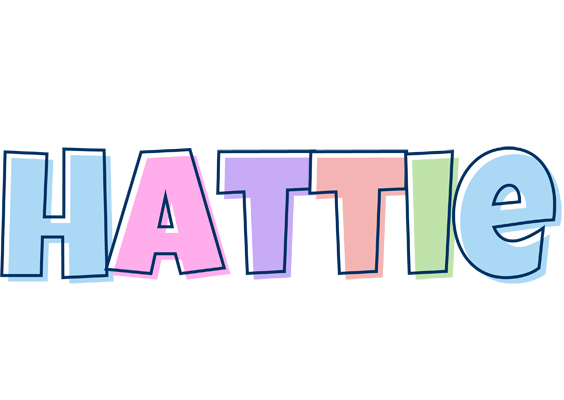 Hattie pastel logo