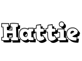 Hattie snowing logo