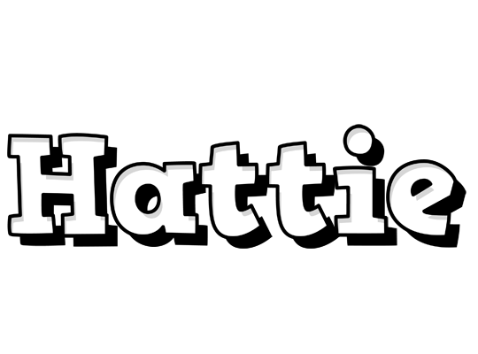 Hattie snowing logo
