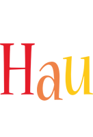 Hau birthday logo