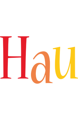 Hau birthday logo