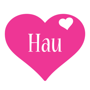 Hau love-heart logo