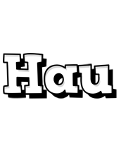 Hau snowing logo