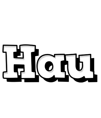 Hau snowing logo