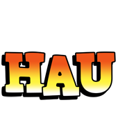 Hau sunset logo