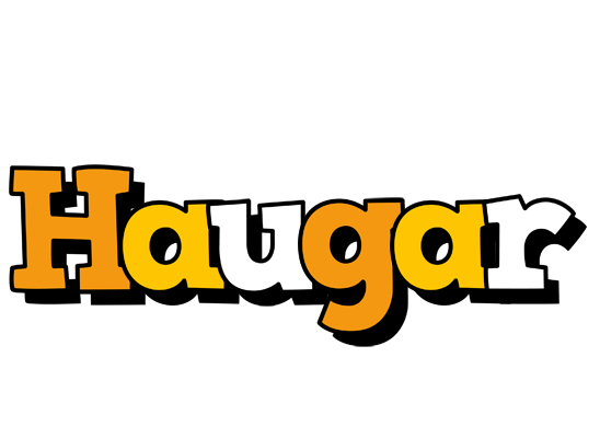 Haugar cartoon logo