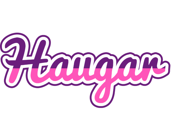 Haugar cheerful logo