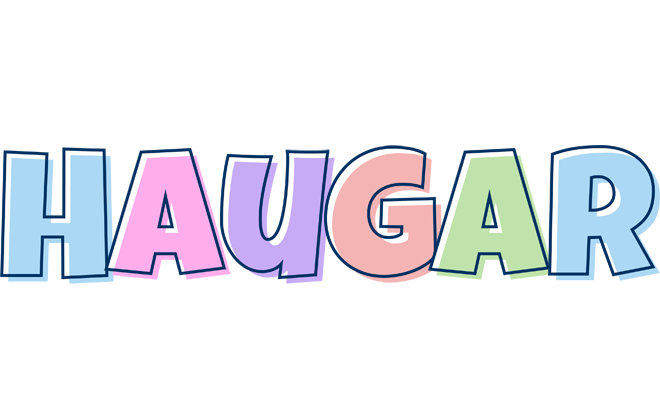Haugar pastel logo