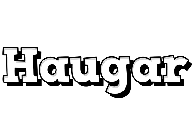 Haugar snowing logo
