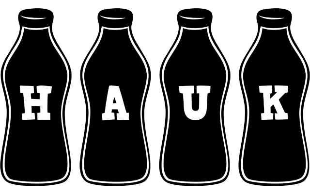 Hauk bottle logo