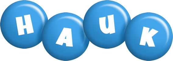 Hauk candy-blue logo