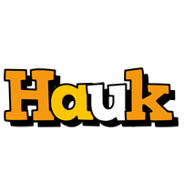 Hauk cartoon logo