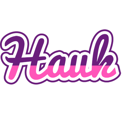 Hauk cheerful logo