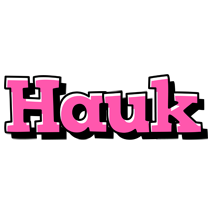 Hauk girlish logo