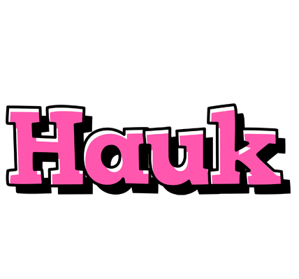 Hauk girlish logo