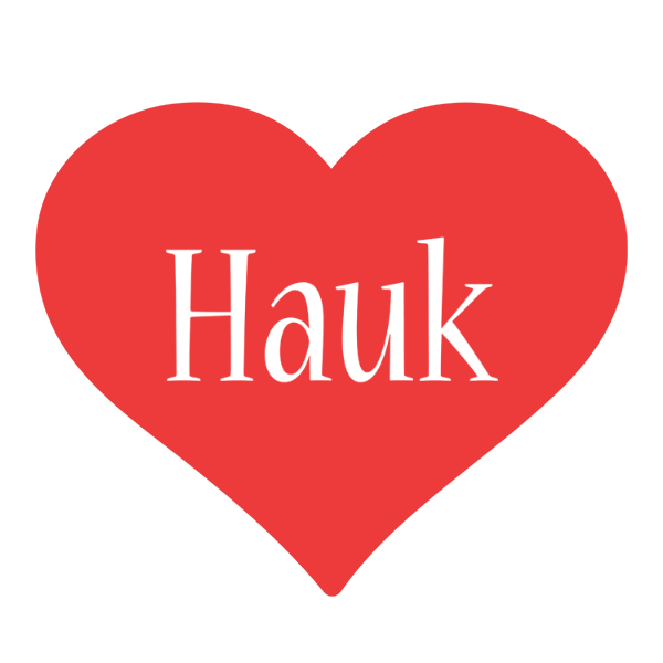 Hauk love logo