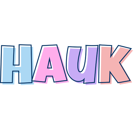 Hauk pastel logo