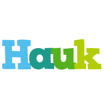 Hauk rainbows logo