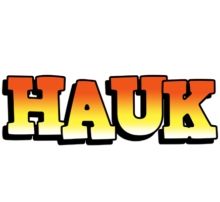 Hauk sunset logo