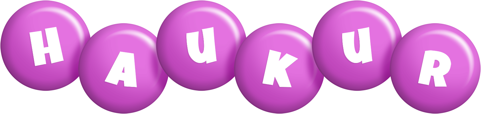 Haukur candy-purple logo