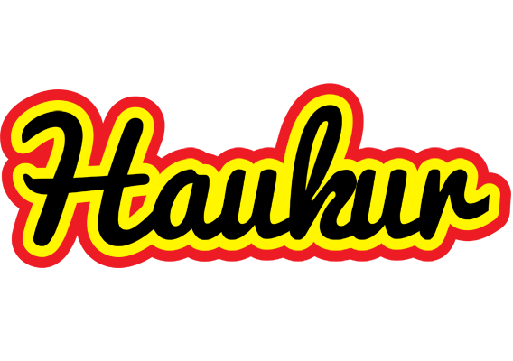 Haukur flaming logo