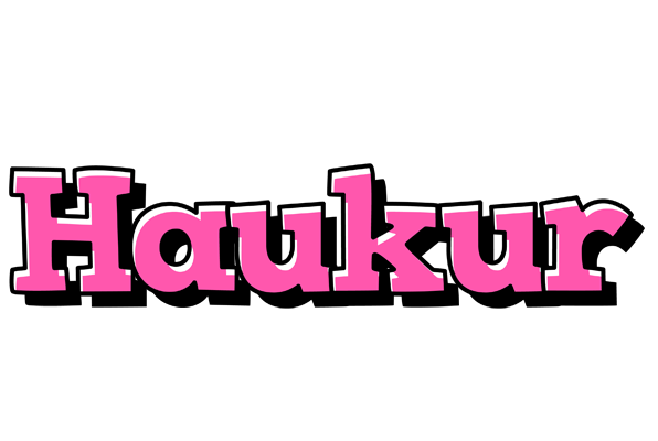 Haukur girlish logo