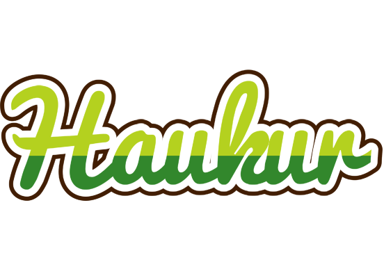 Haukur golfing logo