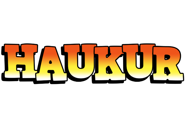 Haukur sunset logo