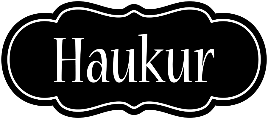 Haukur welcome logo