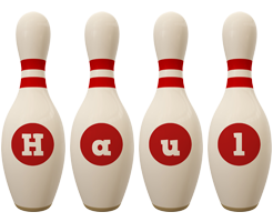 Haul bowling-pin logo