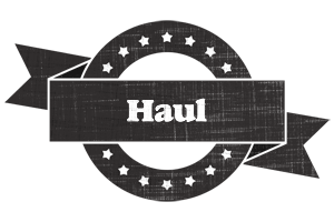 Haul grunge logo