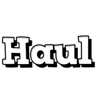 Haul snowing logo