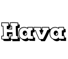 Hava snowing logo