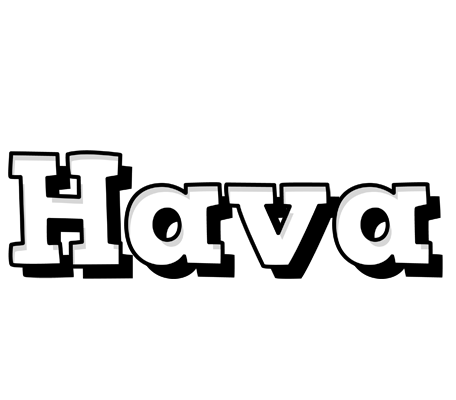 Hava snowing logo