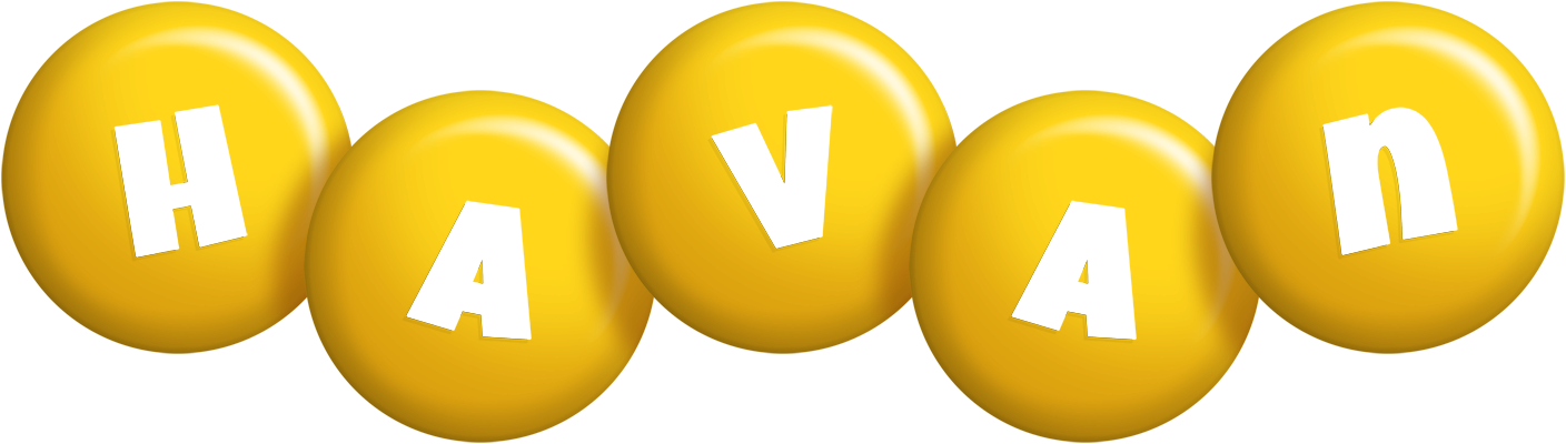Havan candy-yellow logo