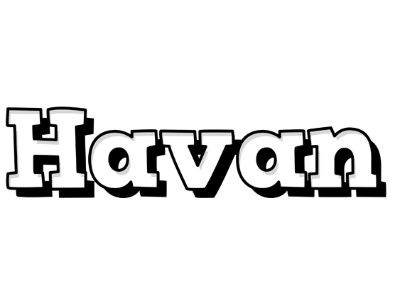 Havan snowing logo