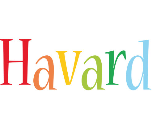 Havard birthday logo