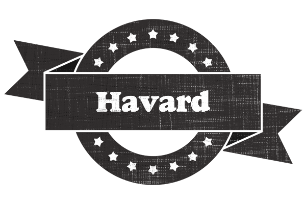 Havard grunge logo