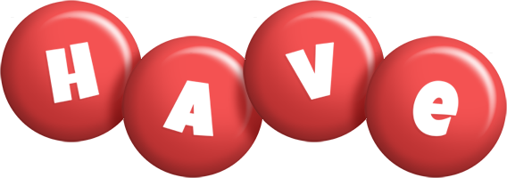 Have candy-red logo