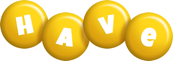Have candy-yellow logo