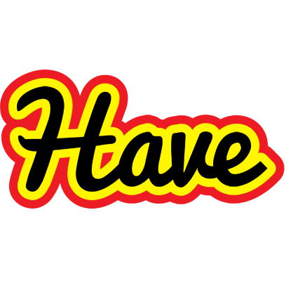 Have flaming logo