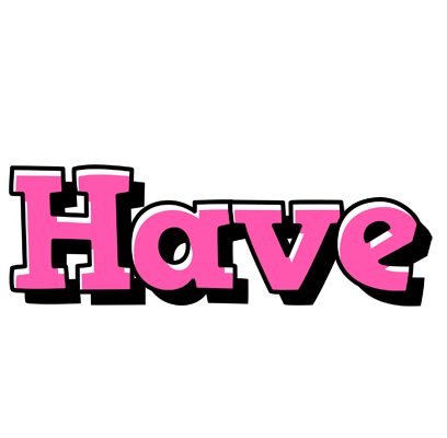 Have girlish logo