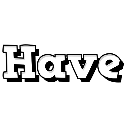 Have snowing logo