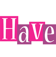 Have whine logo